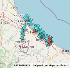 Mappa Via Filippo Turati, 47923 Rimini RN, Italia (10.208)