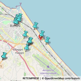 Mappa Viale San Francesco, 47923 Bellariva RN, Italia (2.4325)