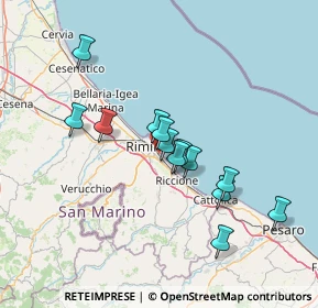 Mappa Viale San Francesco, 47923 Bellariva RN, Italia (12.28308)