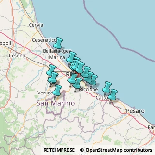Mappa Via Marco Anneo Lucano, 47923 Rimini RN, Italia (8.62706)
