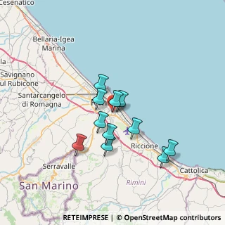 Mappa Via Marco Anneo Lucano, 47923 Rimini RN, Italia (5.50727)