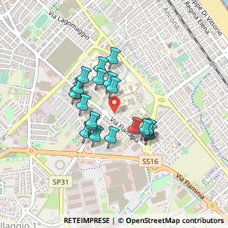 Mappa Via Marco Anneo Lucano, 47923 Rimini RN, Italia (0.353)