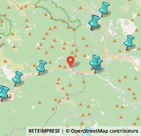 Mappa Località Tana, 55022 Bagni di Lucca LU, Italia (6.28615)