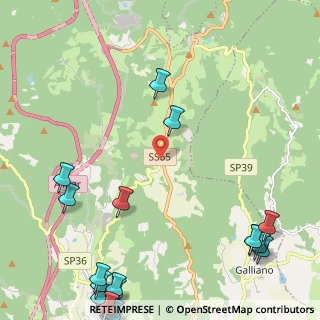 Mappa Via Montecarelli, 50031 Montecarelli FI, Italia (3.7065)