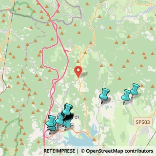Mappa Via Montecarelli, 50031 Montecarelli FI, Italia (5.4625)