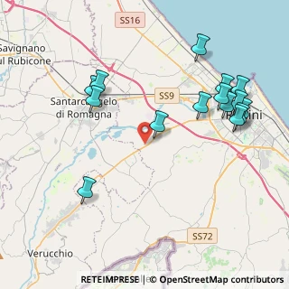 Mappa Via Sarzana Rimini, 47923 Rimini RN, Italia (4.74067)
