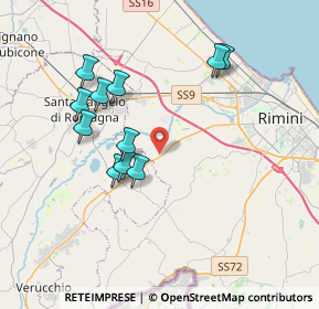 Mappa Via Sarzana Rimini, 47923 Rimini RN, Italia (3.59455)