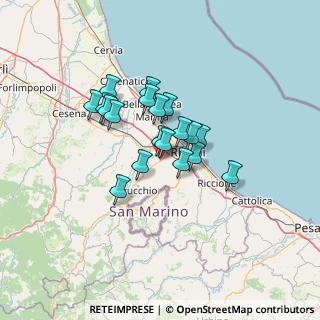 Mappa Via Sarzana Rimini, 47923 Rimini RN, Italia (9.70158)