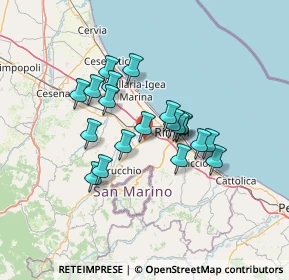 Mappa Via Sarzana Rimini, 47923 Rimini RN, Italia (10.8185)