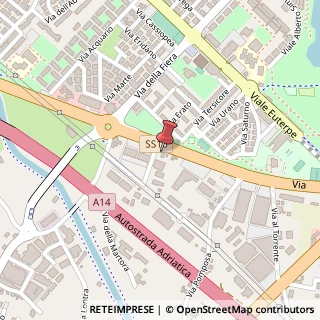 Mappa Via Circonvallazione Nuova, 59, 47923 Rimini, Rimini (Emilia Romagna)