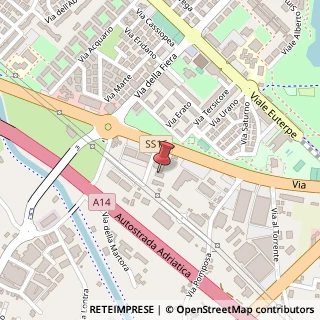 Mappa Via Circonvallazione Nuova, 57, 47923 Rimini, Rimini (Emilia Romagna)