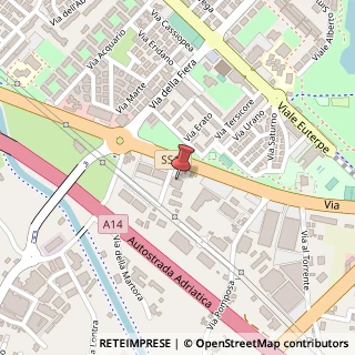 Mappa Via Circonvallazione Nuova, 59, 47923 Rimini, Rimini (Emilia Romagna)