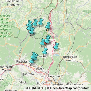 Mappa Via della Posta Vecchia, 59024 Vernio PO, Italia (11.94467)