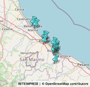 Mappa Viale della Repubblica, 47923 Rimini RN, Italia (8.43083)