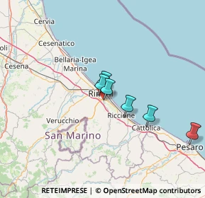 Mappa Viale della Repubblica, 47923 Rimini RN, Italia (33.2825)