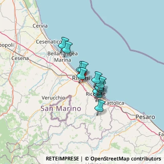 Mappa Viale della Repubblica, 47900 Rimini RN, Italia (8.43083)