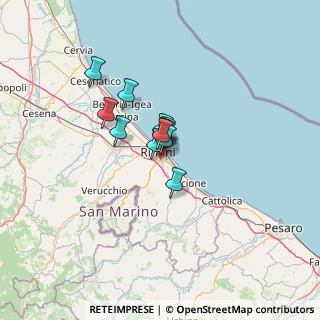 Mappa Viale della Repubblica, 47900 Rimini RN, Italia (7.0675)