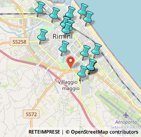 Mappa Viale della Repubblica, 47900 Rimini RN, Italia (1.84353)