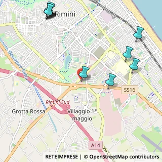 Mappa Viale della Repubblica, 47900 Rimini RN, Italia (1.52818)