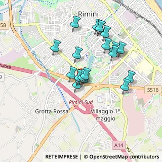 Mappa Via Pomposa, 47923 Rimini RN, Italia (0.8025)
