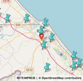 Mappa Via Pomposa, 47923 Rimini RN, Italia (5.33636)