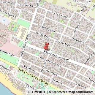 Mappa Via Felice Cavallotti, 65, 54033 Carrara, Massa-Carrara (Toscana)