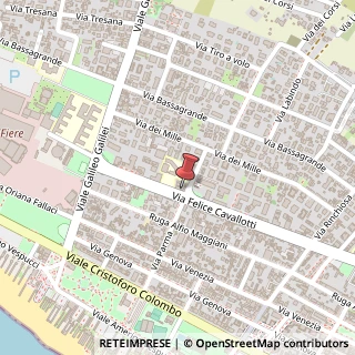 Mappa Via Felice Cavallotti, 40, 54033 Carrara, Massa-Carrara (Toscana)