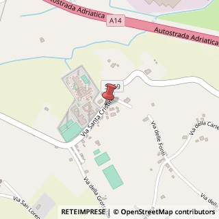 Mappa Via Santa Cristina, 12/M, 47923 Rimini, Rimini (Emilia Romagna)
