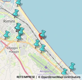 Mappa Viale Perugini, 47924 Rimini RN, Italia (2.5675)