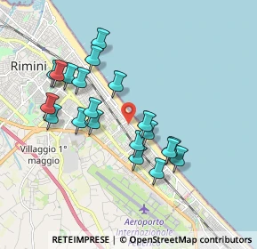 Mappa Viale Perugini, 47924 Rimini RN, Italia (1.7655)