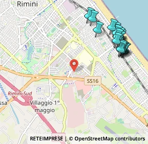 Mappa Via Macanno, 47923 Rimini RN, Italia (1.3215)