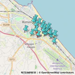 Mappa Via Macanno, 47923 Rimini RN, Italia (1.206)
