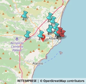 Mappa Via alla Costa, 17031 Albenga SV, Italia (2.79857)