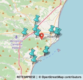 Mappa Via alla Costa, 17031 Albenga SV, Italia (2.96636)