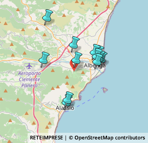 Mappa Via alla Costa, 17031 Albenga SV, Italia (2.895)