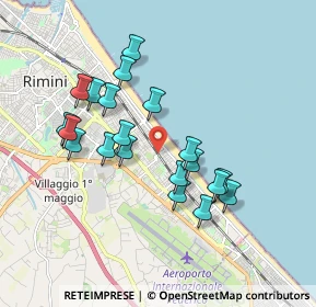 Mappa Viale Portofino, 47924 Rimini RN, Italia (1.7)