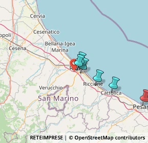 Mappa A14, 47923 Rimini RN, Italia (33.77583)