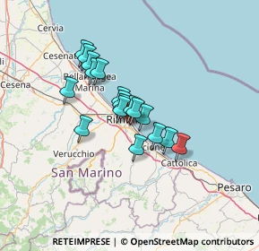 Mappa Rotonda Rita Levi Montalcini, 47924 Rimini RN, Italia (9.38)