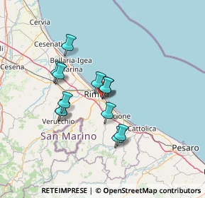Mappa Rotonda Rita Levi Montalcini, 47924 Rimini RN, Italia (11.255)