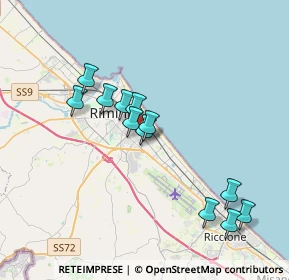 Mappa Rotonda Rita Levi Montalcini, 47924 Rimini RN, Italia (3.46667)