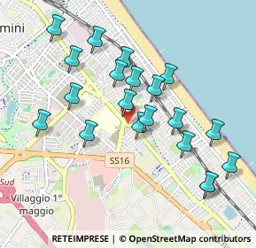 Mappa Rotonda Rita Levi Montalcini, 47924 Rimini RN, Italia (0.9585)