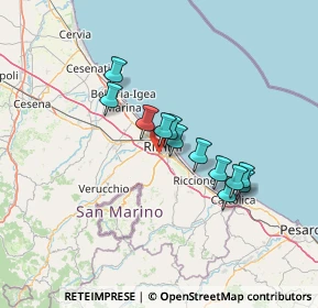 Mappa Via Marte, 47923 Rimini RN, Italia (10.815)