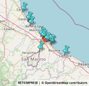 Mappa Via Marte, 47923 Rimini RN, Italia (11.31091)