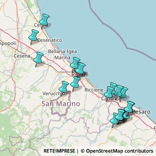 Mappa Via Marte, 47923 Rimini RN, Italia (19.691)