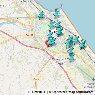 Mappa Via Marte, 47923 Rimini RN, Italia (1.86)