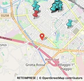 Mappa Via Marte, 47923 Rimini RN, Italia (1.476)