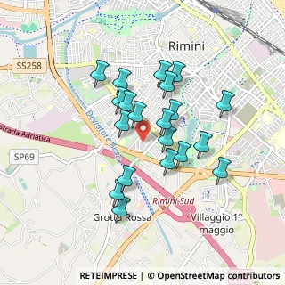Mappa Via Marte, 47923 Rimini RN, Italia (0.764)