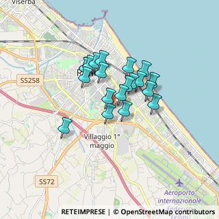 Mappa Via dei Gracchi, 47923 Rimini RN, Italia (1.2755)