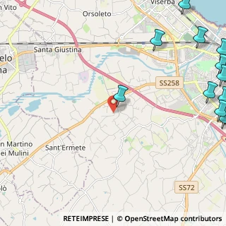 Mappa Via Montalbano, 47923 Rimini RN, Italia (4.097)
