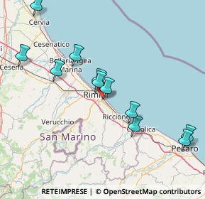 Mappa Via Sebastiano Satta, 47924 Rimini RN, Italia (16.54182)